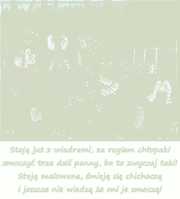 Chłopaki składają życzenia w Lany Poniedziałek